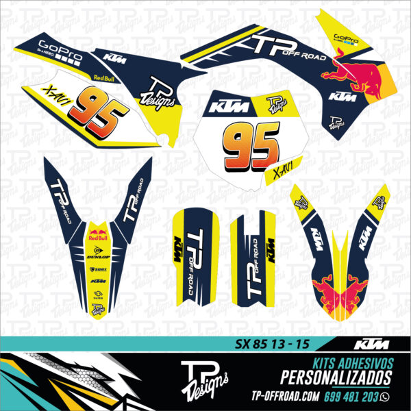 Kit adhesivos KTM SX 85 2013-2015