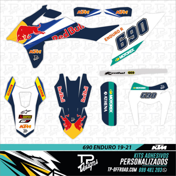 Kit adhesivos KTM 690 enduro 2019-2021