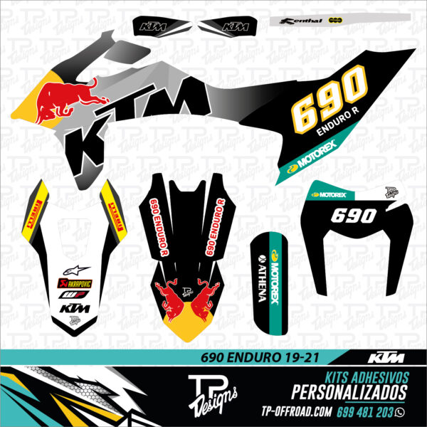 Kit adhesivos KTM 690 enduro 2019-2021