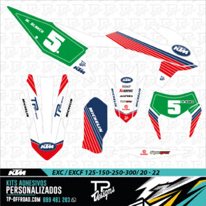 Kit adhesivos ktm exc-excf 2020-2022
