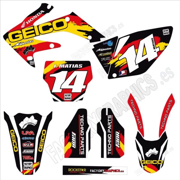 Kit adhesivos Honda Geico