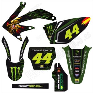 Kit adhesivos Honda monster negro