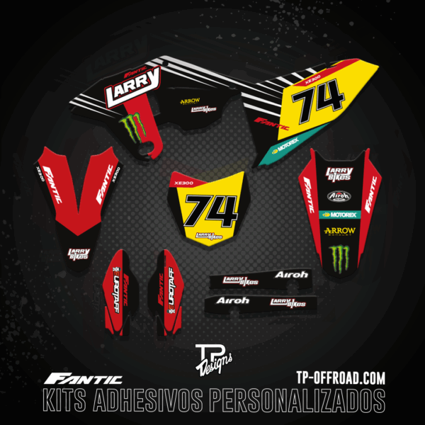 Kit adhesivos Fantic 125-250 XX 2023-2024