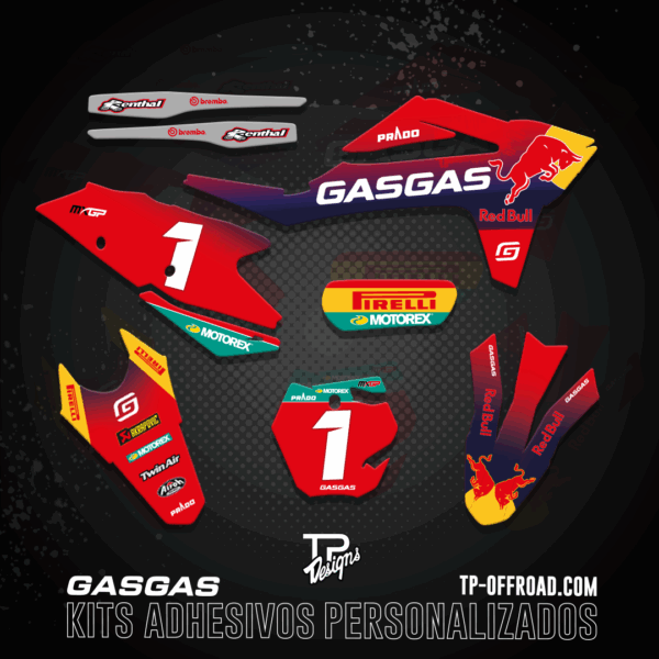 Kit adhesivos GASGAS 2021 MC – 250F 350F 450F 300