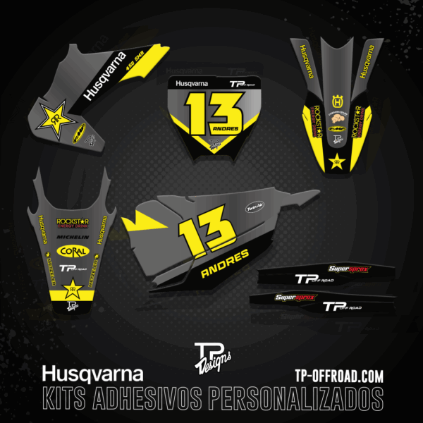 Kit adhesivos Husqvarna TE FE TX enduro 2020