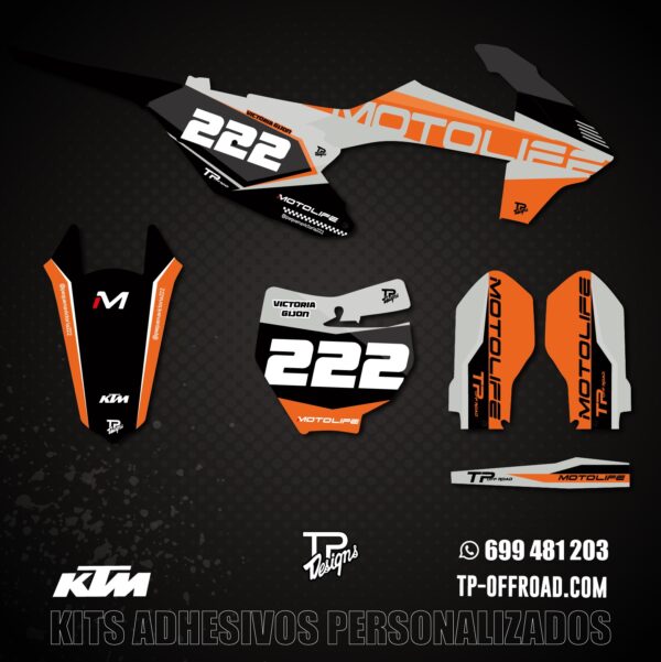 Kit adhesivos KTM