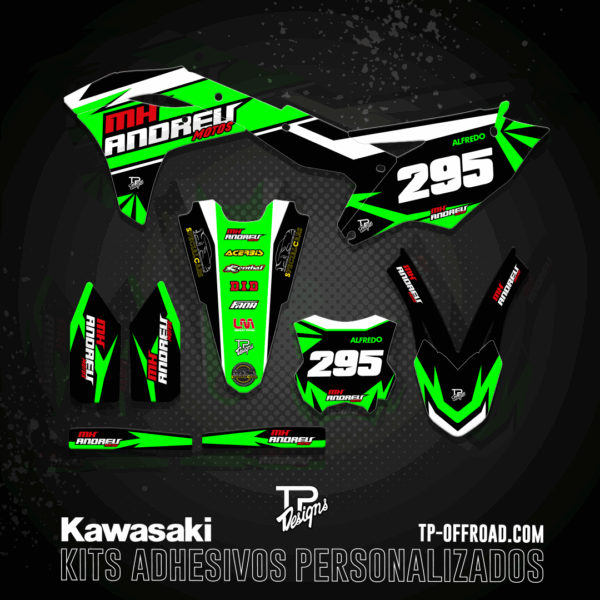 Kit adhesivos Kawasaki KXF 250 2017-2020