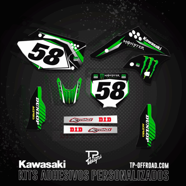 Kit adhesivos Kawasaki 172