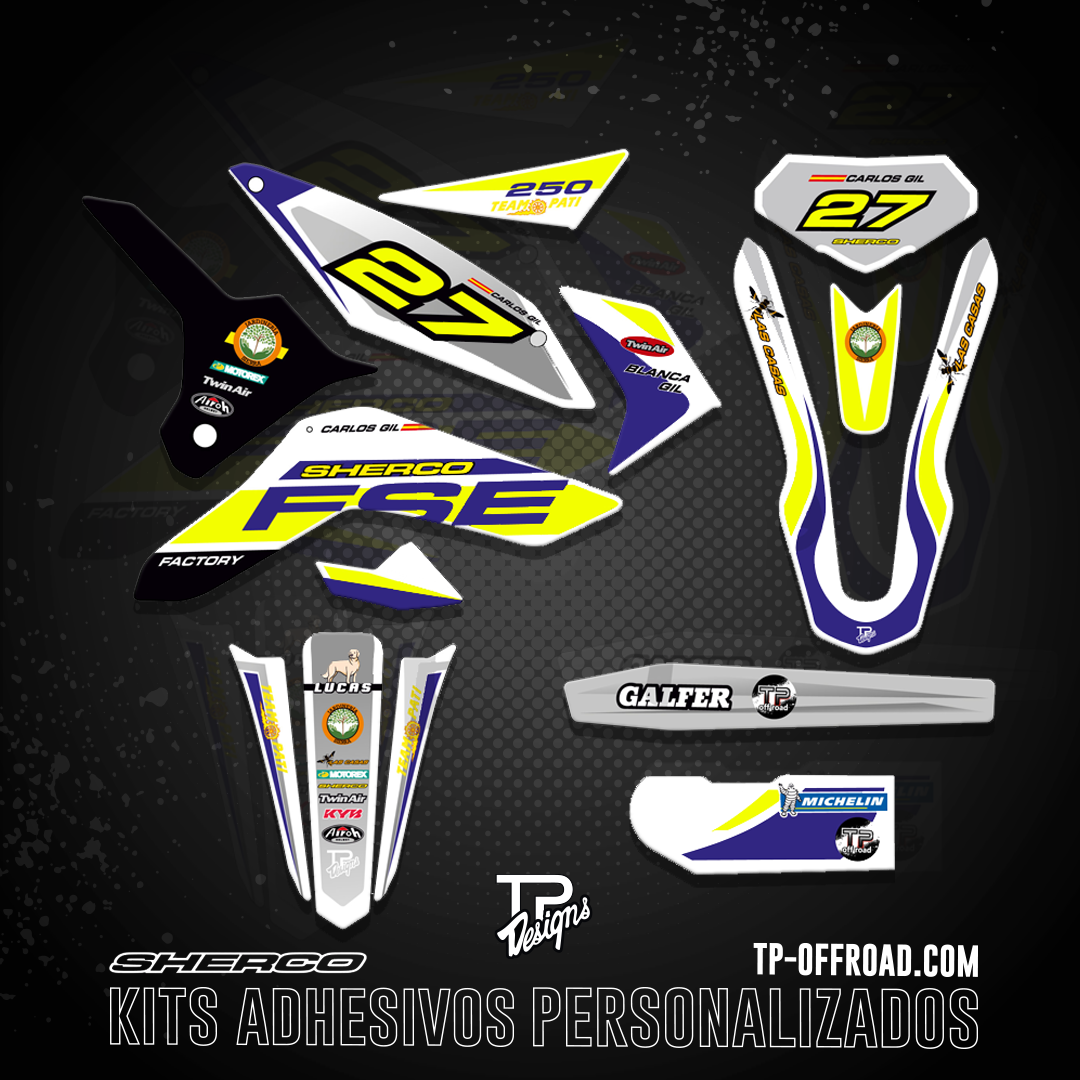 Kit adhesivos Sherco