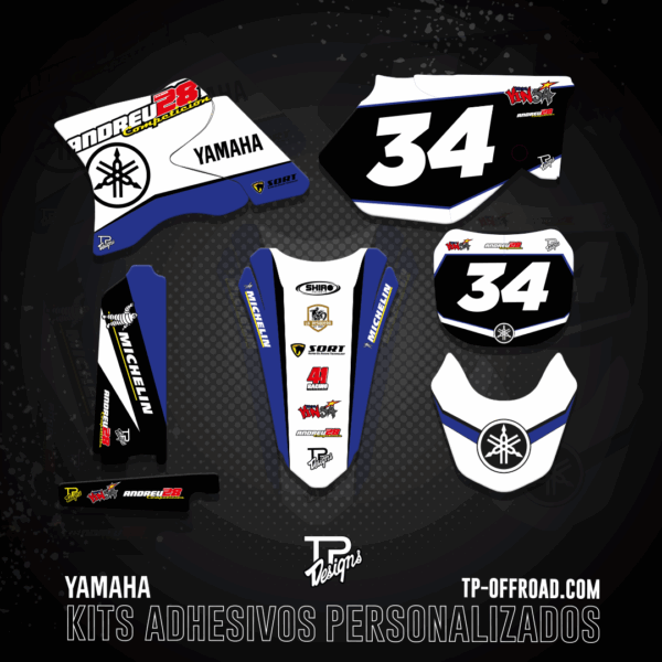Kit adhesivos Yamaha YZ/YZ-X 125-250 2002-2021