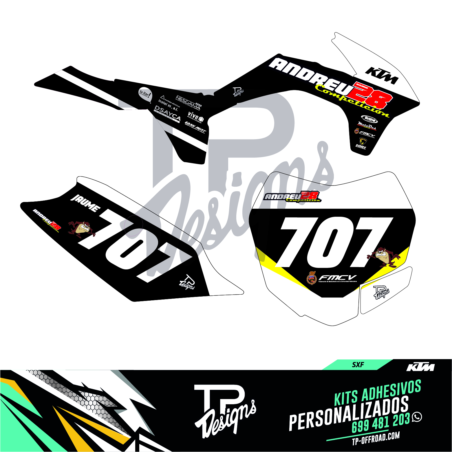 Kit adhesivos KTM SXF 2013-2014